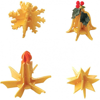 JEM 3D Bell, Candle, SF, Star set 