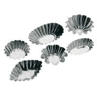 Pedrini 6 Assorted Pastry Moulds 