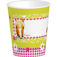 Paper Cups Pretty Horse   - 10PK