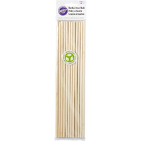 Wilton Bamboo Dowel Rods 31cm - 12 Pack