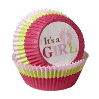 Wilton Its A Girl Baking Cups - 75Pk