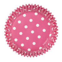 Wilton Pink Dots Baking Cups - 75Pk