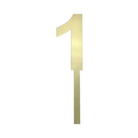 Number 1 Large Cake Topper Gold