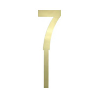 Number 7 Large Cake Topper Gold