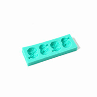 Santa Faces Silicone Mould