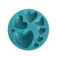 8 Hearts Silicone Mould