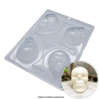 BWB Medium Skull  Chocolate Mould 3 Piece