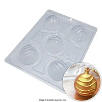 BWB Christmas Bauble Waves Chocolate Mould 3 Piece