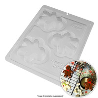 BWB Gingerbread Man Chocolate Mould 3 Piece