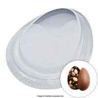 BWB Smooth Egg 2kg Chocolate Mould 1 Piece