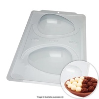 BWB Smooth Egg Chocolate Mould 350g 3 Piece