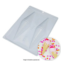 BWB Waffle Cone Chocolate Mould 3 Piece