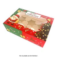 Christmas Cupcake Box 6 Hole