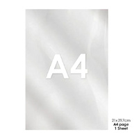 Acetate Sheet A4 SIZE (29.5CM x 21CM)