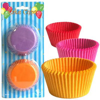 Coloured Baking Cups 60 Pack