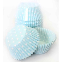 700 Baking Cups Blue Polka Dots 250 Pack