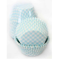 408 BAKING CUPS - BLUE HOUNDS TOOTH - 250 PIECE PACK
