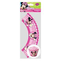 Minnie Mouse  - Cupcake Wraps 12 Pack