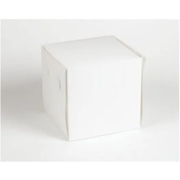 Go Bake 8x8x8 Inch Cake Box White