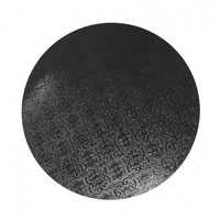 MDF Cake Board Black 16 Inch Round 6mm