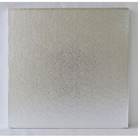 Cake Board Square Polystyrene Silver - 6 Inch