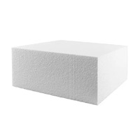 Foam Cake Dummy 6 Inch Square 3 Inch High