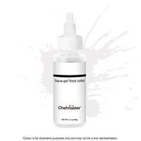 Chefmaster Gel Colour White - 3.5oz/99grams