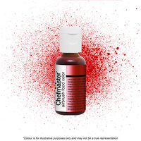 Chefmaster Airbrush Liquid Metallic Red .67oz Bottle