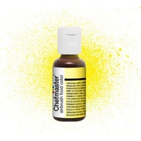 Chefmaster Airbrush Liquid Neon Yellow .64oz Bottle