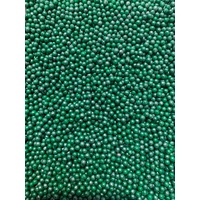 Green Sugar Pearls 4/5mm  20 grams