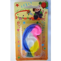 Candle Rainbow Numeral 6