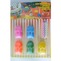 Candle Set & Holders Car