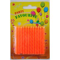 Candle Twist Orange - 24 Pack