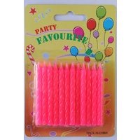Candle Twist Pink - 24 Pack