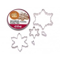 Daily Bake Snowflake Cookie Cutter Set