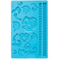 Rose & Filigree Silicone Mould