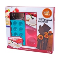 5-Piece Silicone Dome Dessert Mould Gift Set
