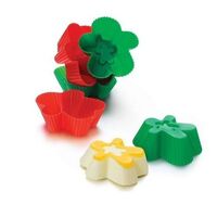 Silicone Gingerbread Boy Muffin Cups Set Of 6