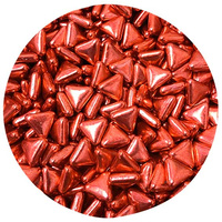 Triangle Shaped Red Sprinkles - 20 grams