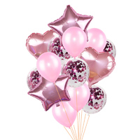 Balloons Pink Set 14pc