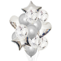 Balloons Silver Set 14pc