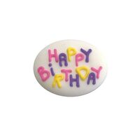 Happy Birthday Sugar Placard Pink