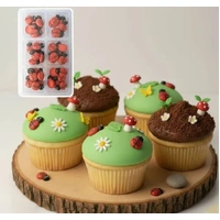 Ladybugs Sugar Decorations 36pcs