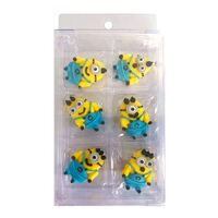 Minions Sugar Decorations 6pcs