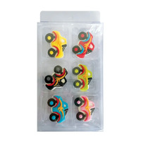 Monster Truck Sugar Decorations 6pc Pack