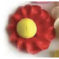 Daisy Swirl Red