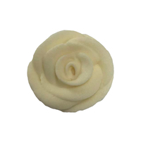 Medium Swirl Rose White