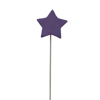 Purple Star On A Wire 4.5cm