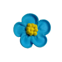 Large 5 Petal Flower Blue