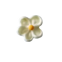 Small 5 Petal Flower White